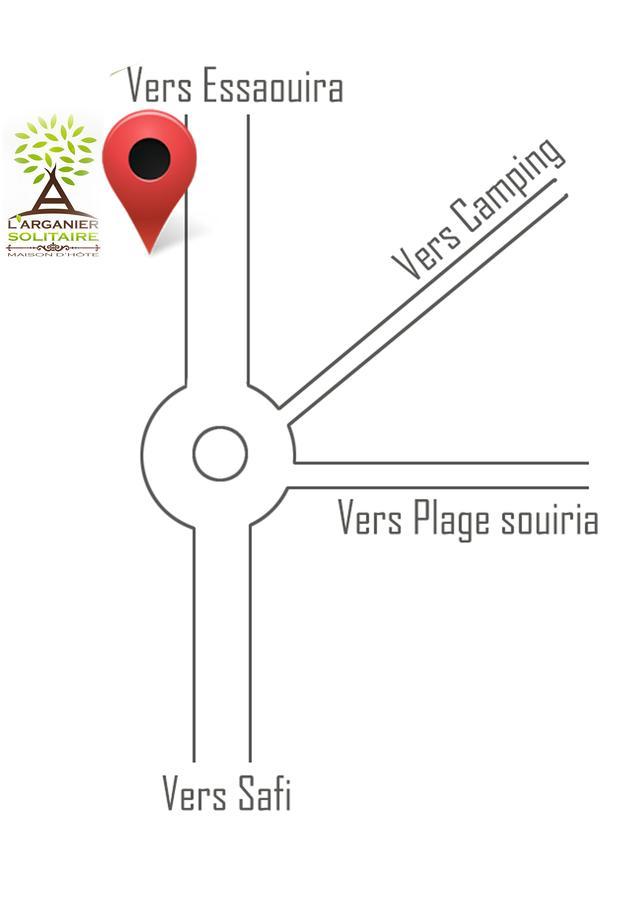 Hotel L'Arganier Solitaire Souira Guedima Exterior foto